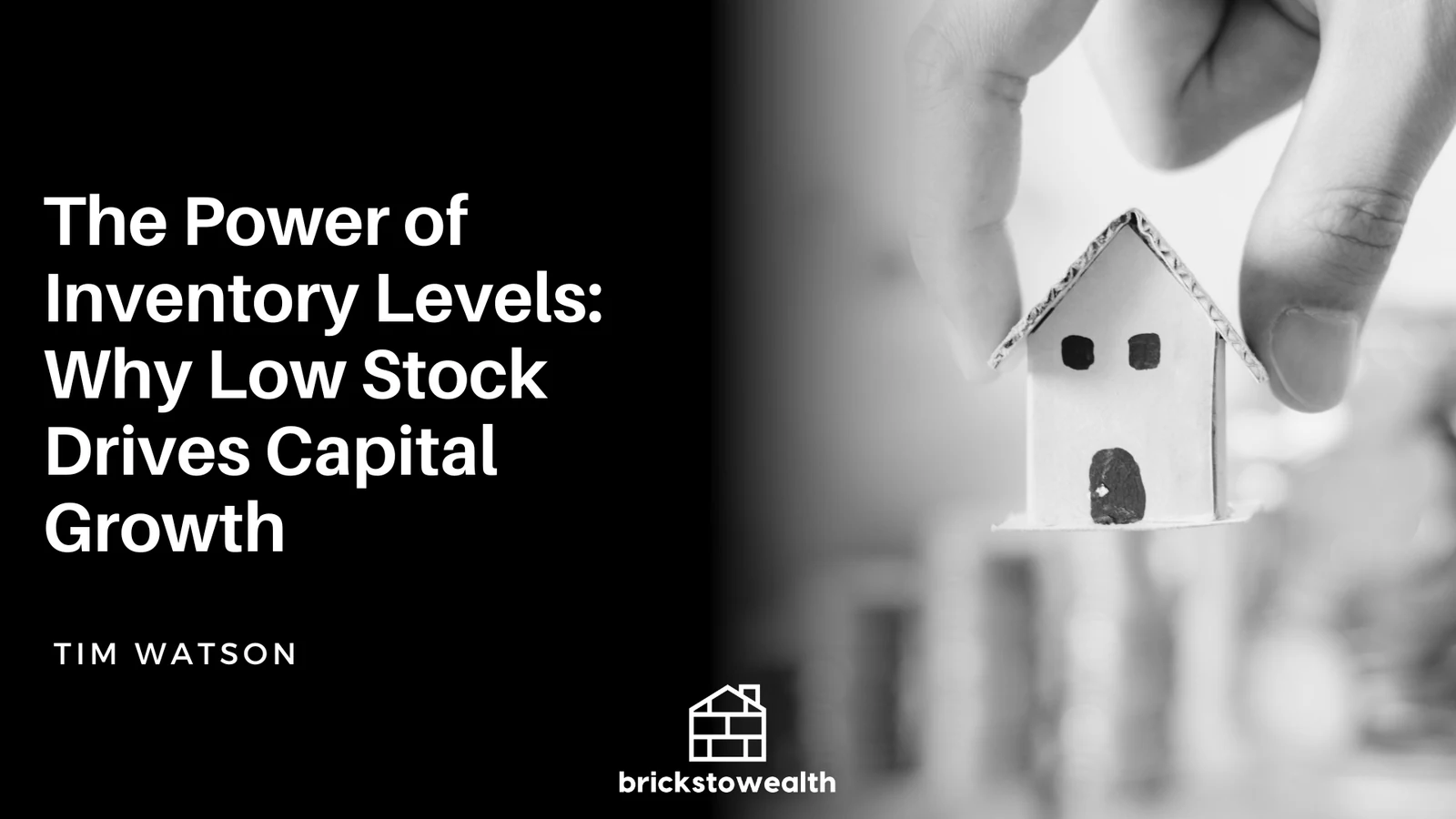 Article cover graphic showing inventory levels and months of stock as leading indicators of property appreciation.